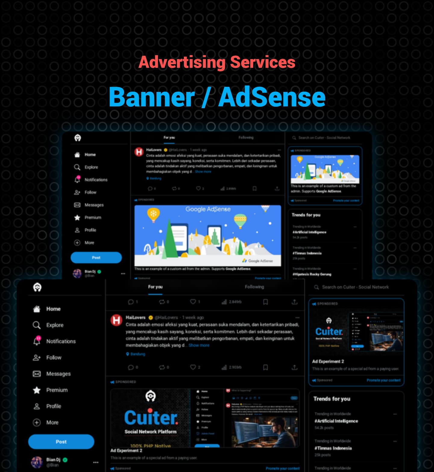 Cuiter - Social Network Platdorm