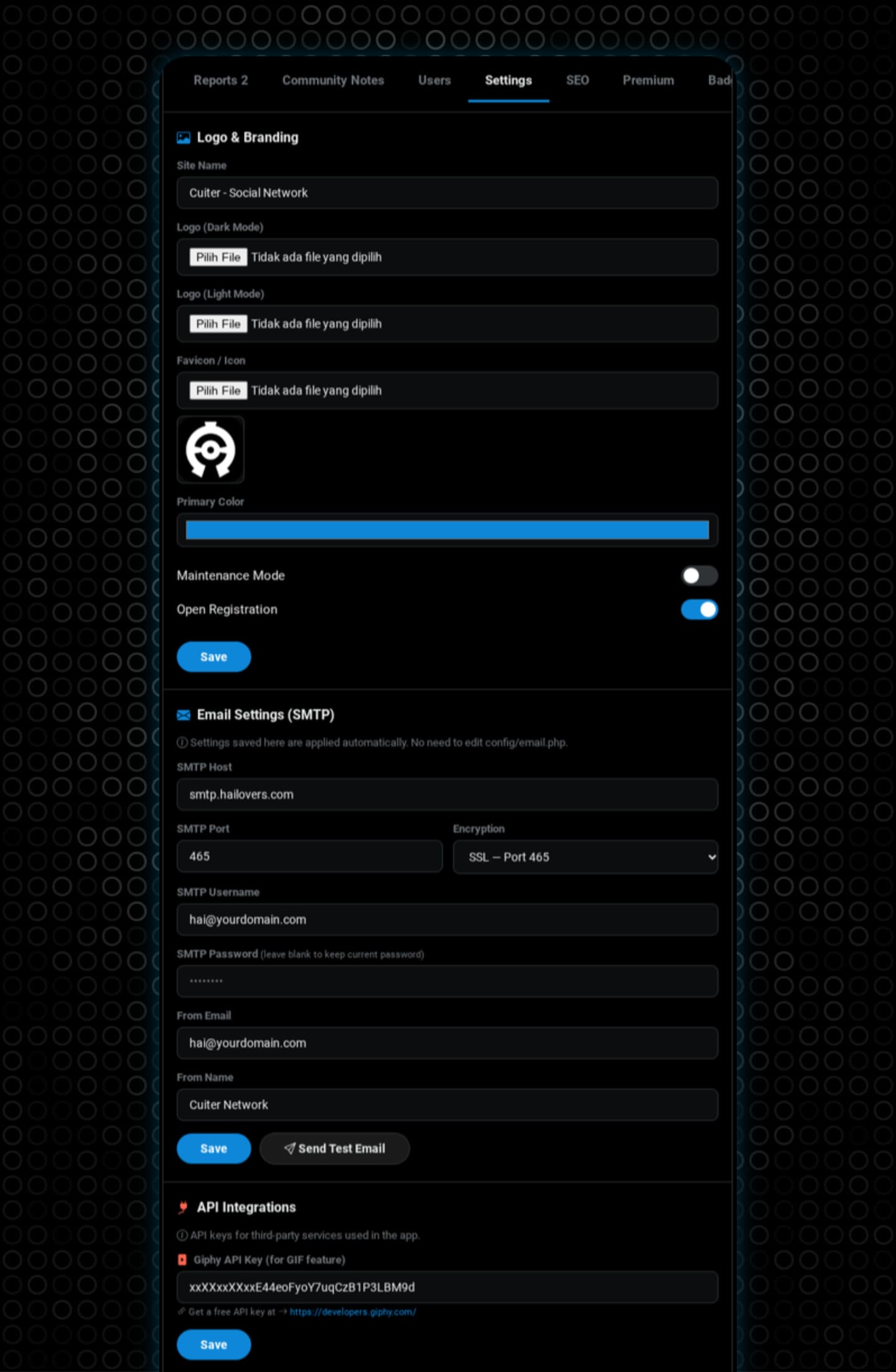 Cuiter - Social Network Platdorm